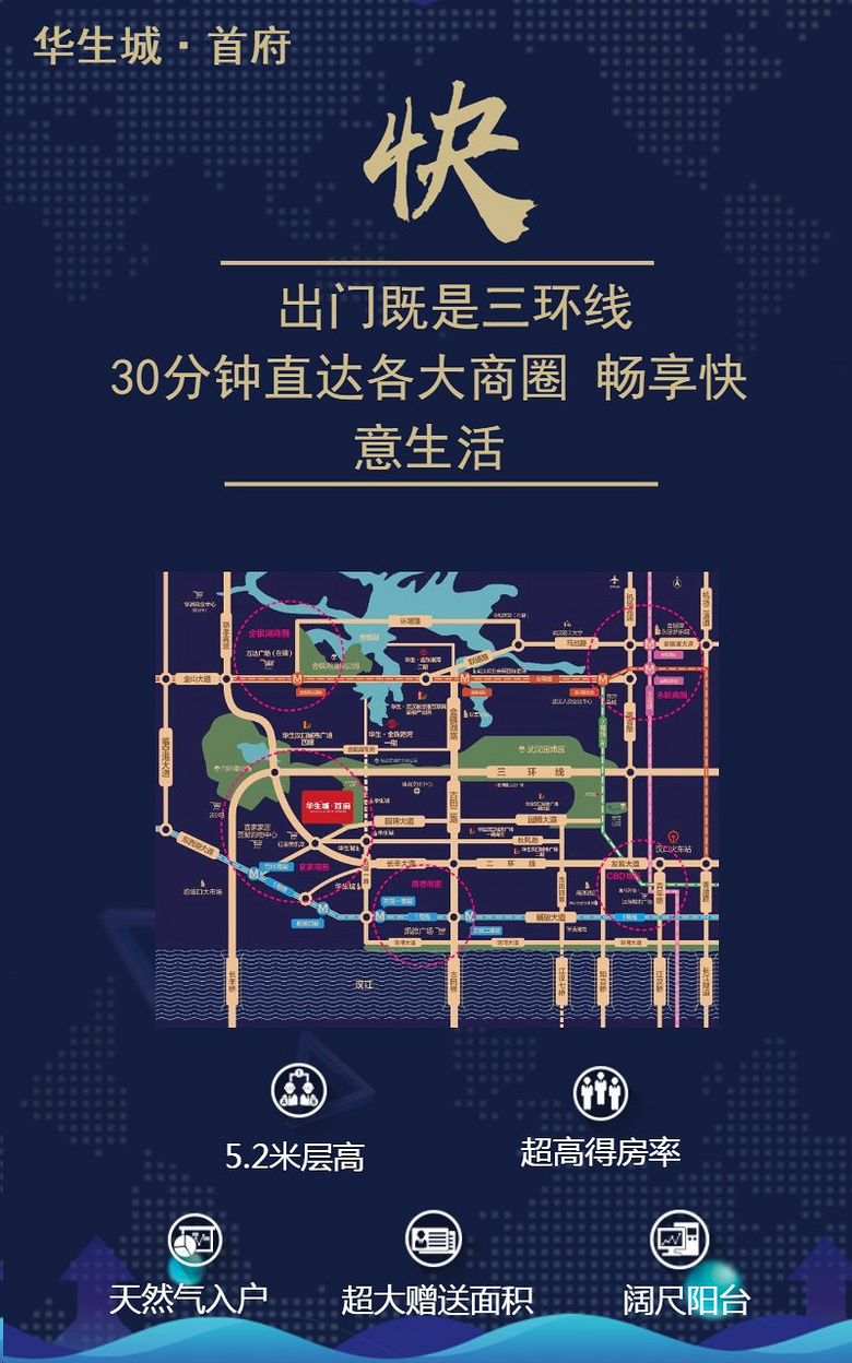 硚口华生城首府LOFT-5.2米/售楼处地址/售楼处电话/小区规划
