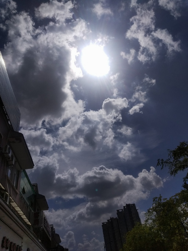 台风过去又是艳阳天