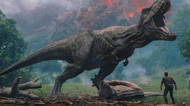 《侏罗纪》系列主角26年后聚首,人都老了,霸王龙老太太还威