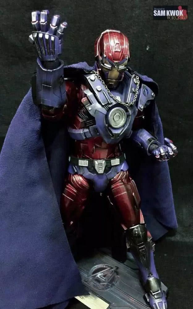 模玩控:可以随意控制盔甲飞行的万磁王钢铁侠mark17盔