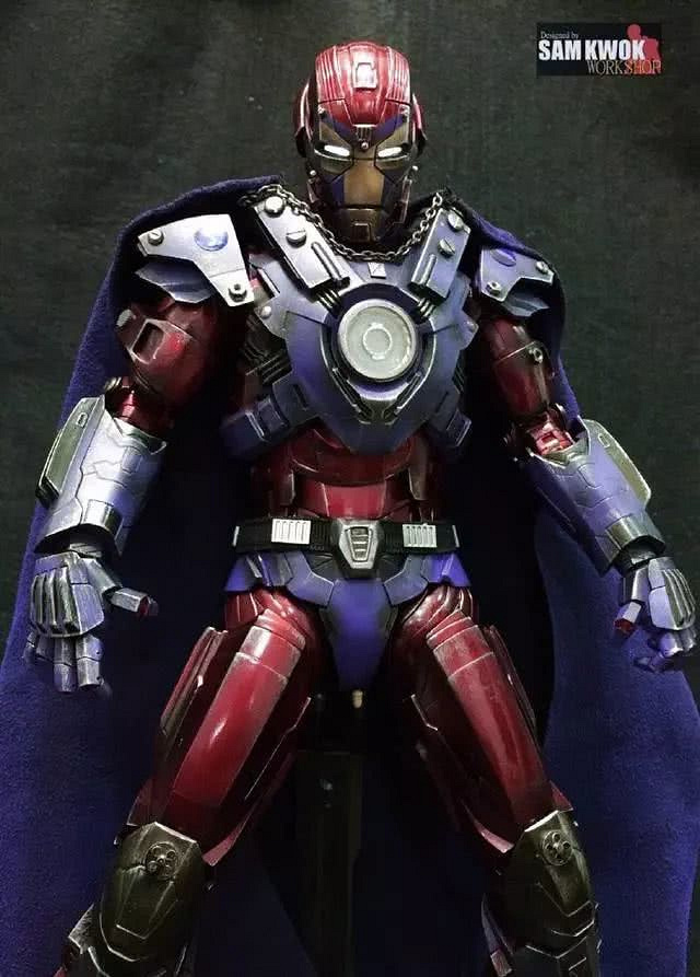 模玩控:可以随意控制盔甲飞行的万磁王钢铁侠mark17盔