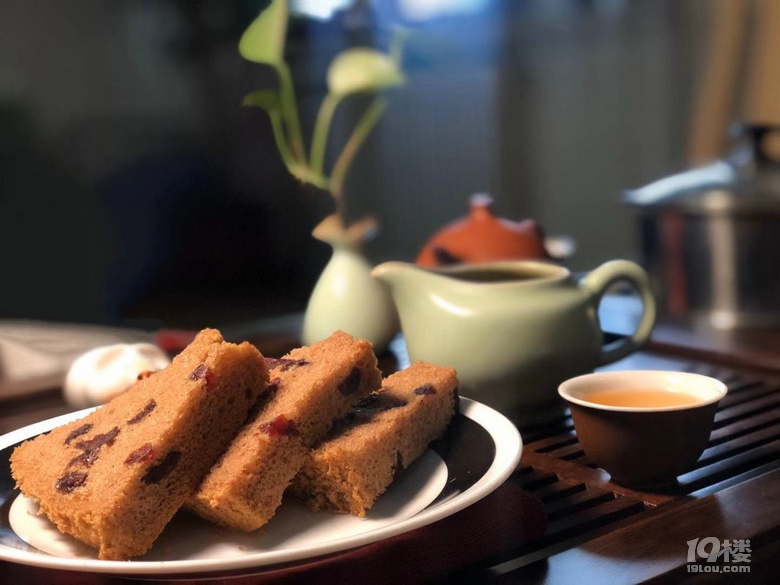 普洱蔓越莓戚風蛋糕