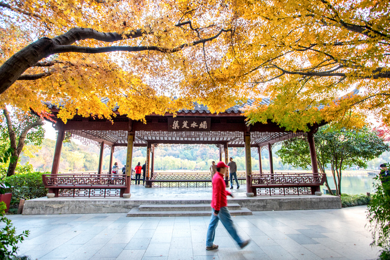 镜湖厅景区-"绿水芙蕖"亭 2019.12.07