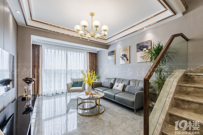 【都都装饰精品案例】玉兰花园 轻奢风格120㎡