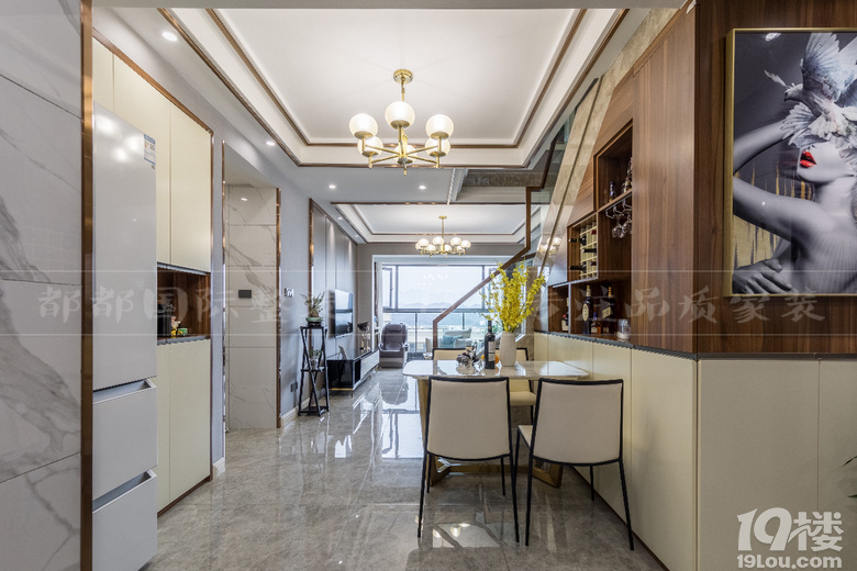 【都都装饰精品案例】玉兰花园 轻奢风格120㎡