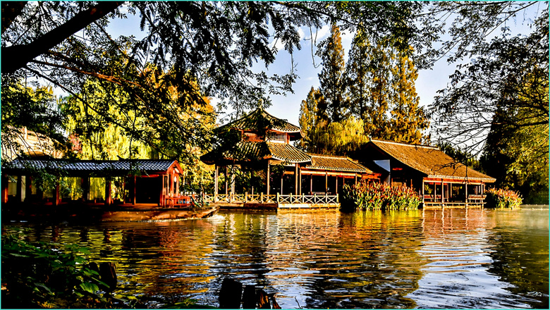 茅家埠深秋景色-风景照-19摄区-杭州19楼