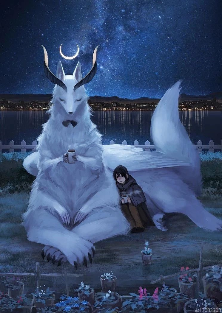 这位日本妹子画出好多超巨大猫咪,看了好有安全感啊!