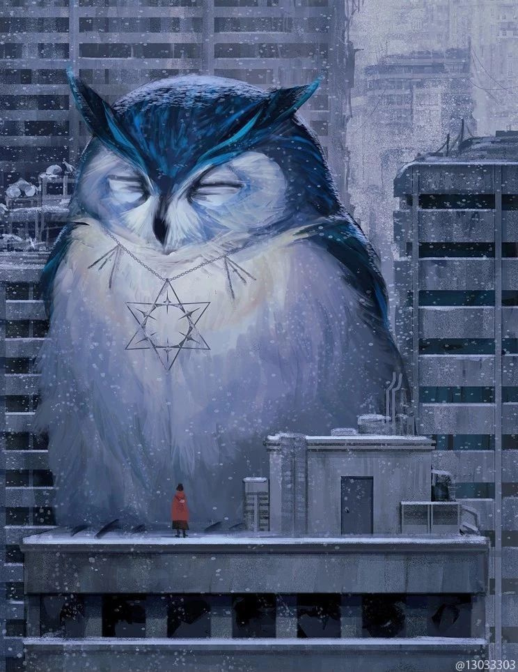 这位日本妹子画出好多超巨大猫咪,看了好有安全感啊!