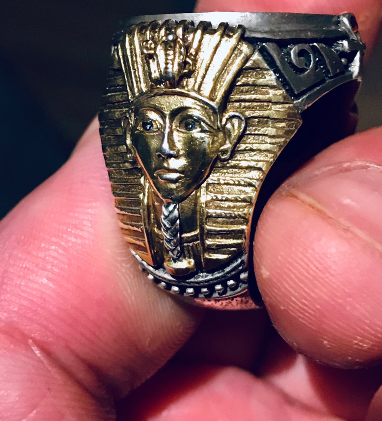 法老王荷鲁斯金戒