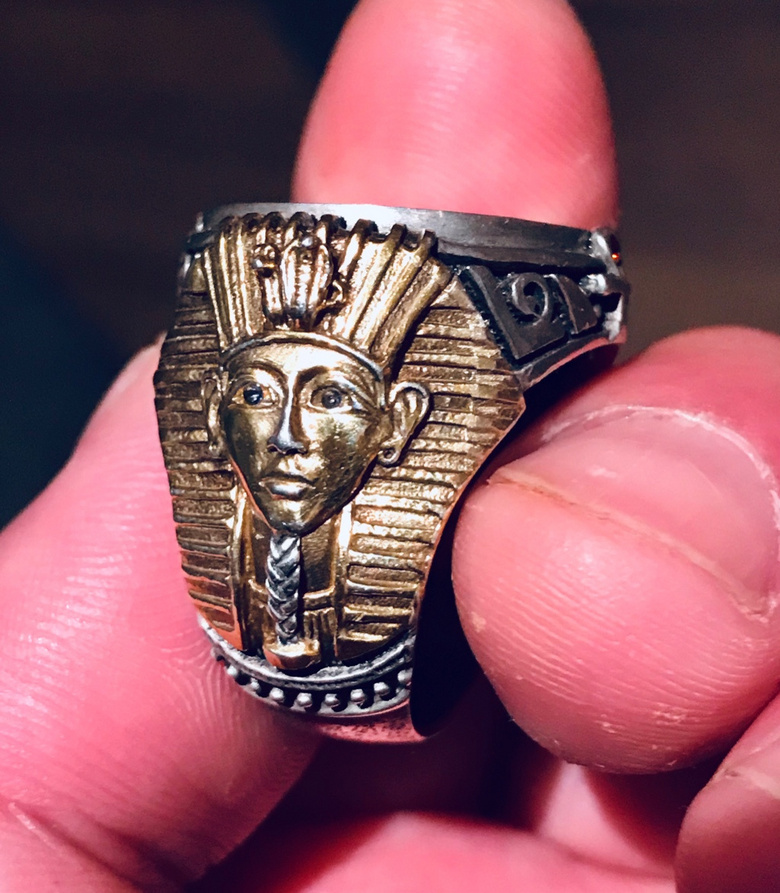 法老王荷鲁斯金戒