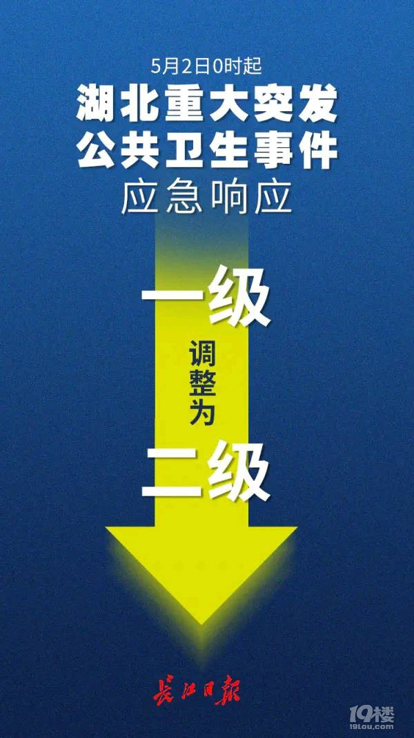 湖北省一级响应降为二级