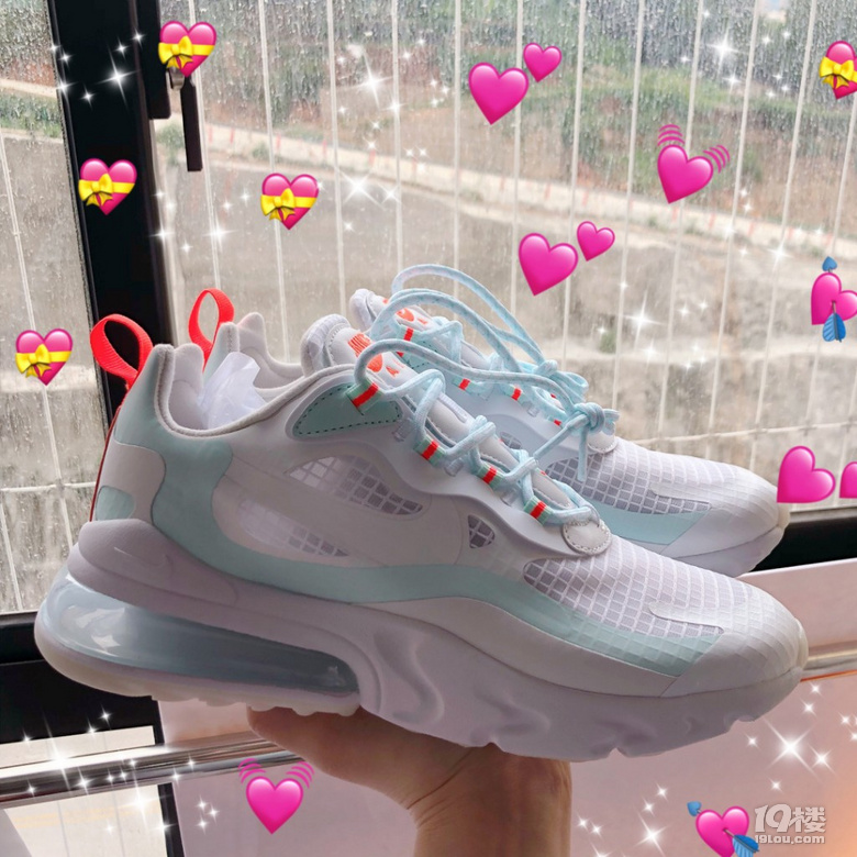 nike react air max 270 薄荷绿 cj0