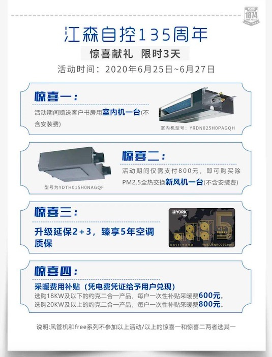 江森自控135周年 约克VRF惊喜献礼