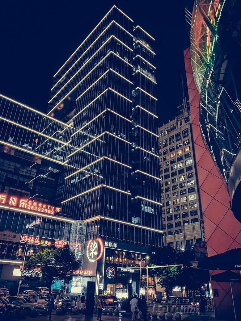 杭州·滨江区·星光大道 夜景