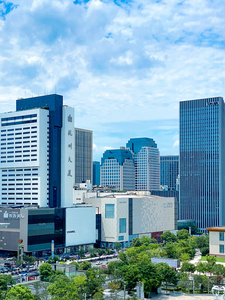 杭州·武林广场·美豪·丽致酒店空中花园露台景观