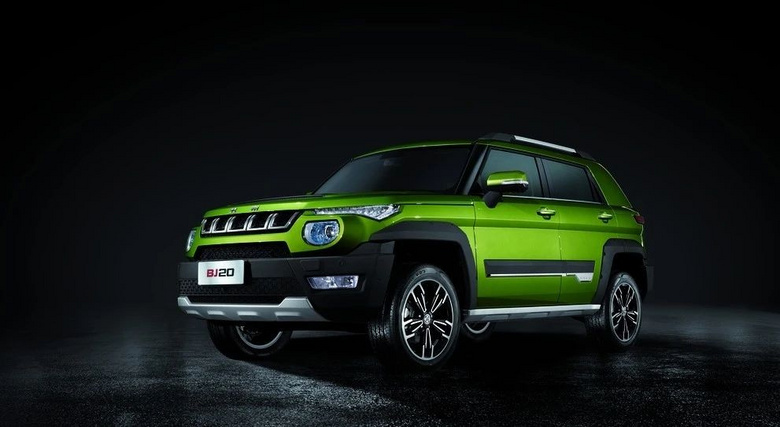 北汽原创的越野车网友吐槽这车有六个排气口