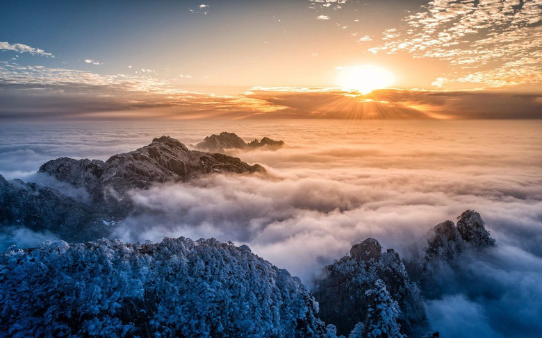 雲海,草原 瀑布,雪山……中國十大