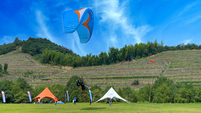 杭州·萧山区·戴村镇·云石滑翔伞基地