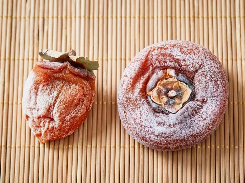 好柿成霜！自然掛霜的富平吊柿餅45元12只，收獲新年頭口甜