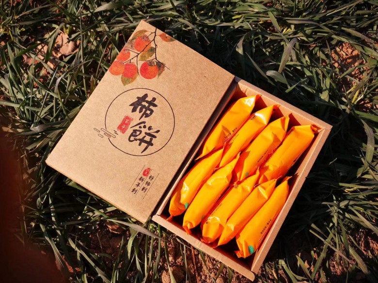 好柿成霜！自然掛霜的富平吊柿餅45元12只，收獲新年頭口甜