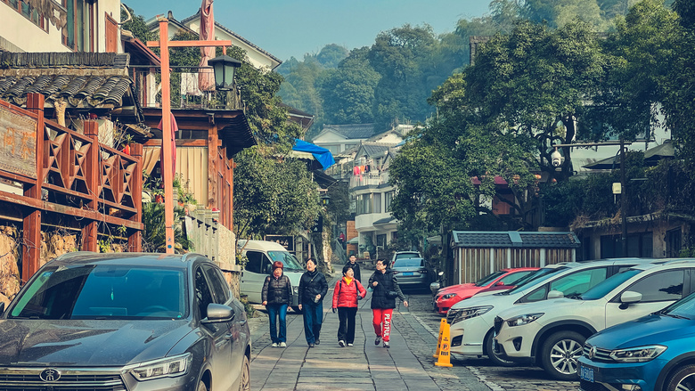 杭州·西湖区·杨梅岭村,原生态较好的一处风景胜地