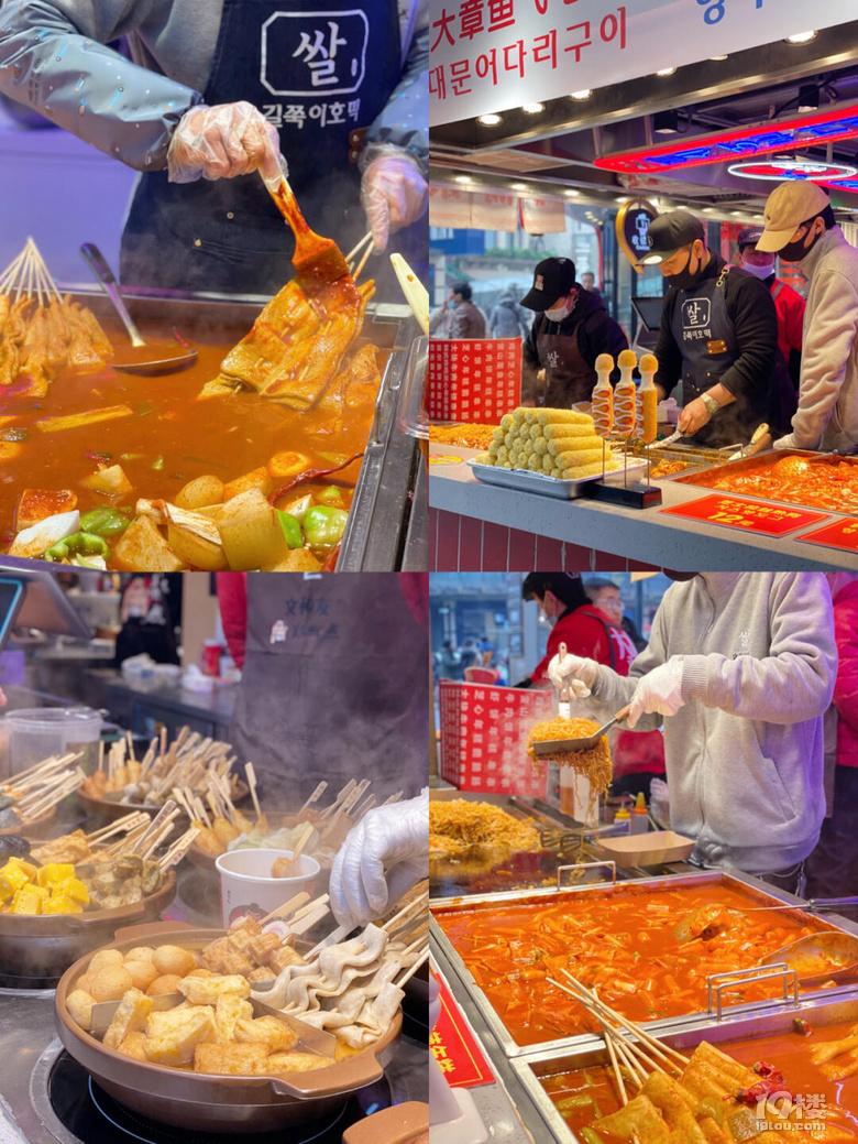 西湖边必吃 韩式年糕串 第二个半价