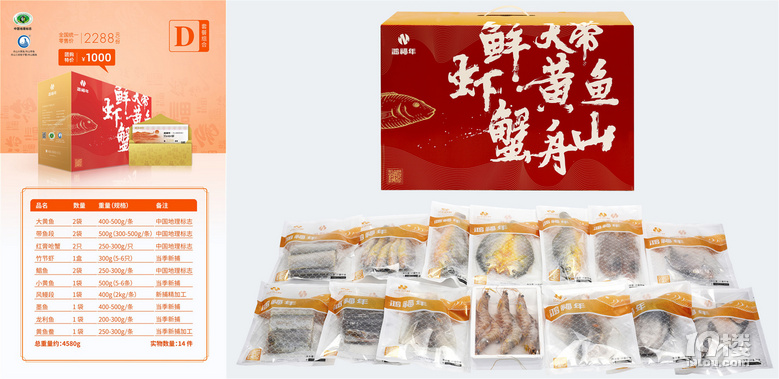 年夜飯吃什么?舟山海鮮安排一下!順豐快遞心意到家