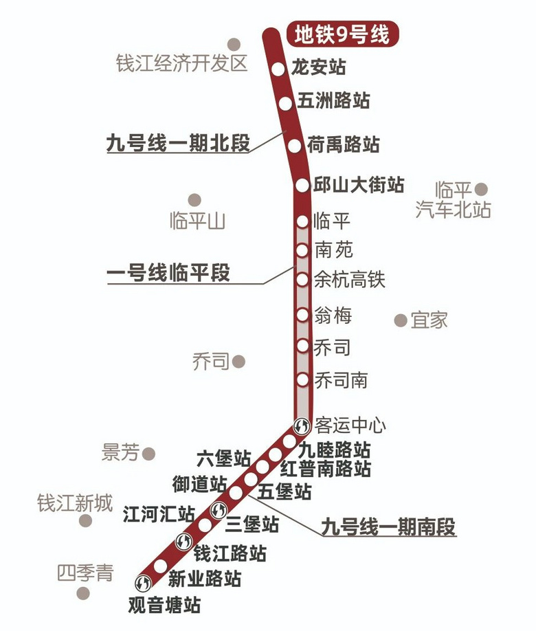 红黄橙杭州地铁3号线8号线9号线新成员报到