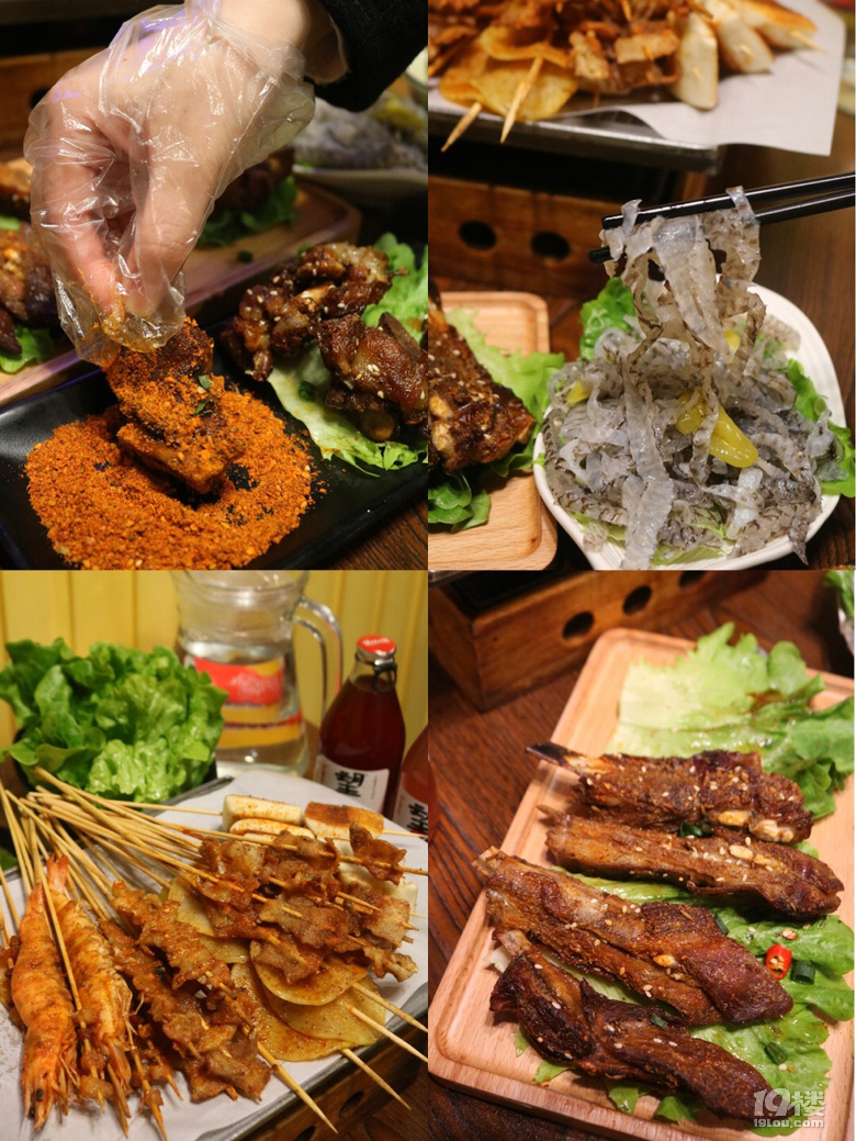 濱江夜宵口碑NO.1燒烤店,烤羊排必吃!