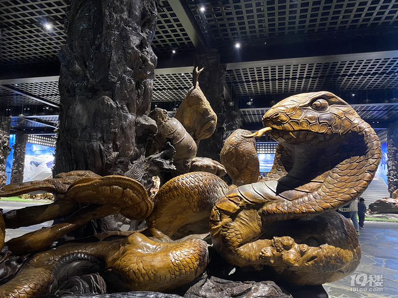游根雕根宫佛国，赏别样根雕