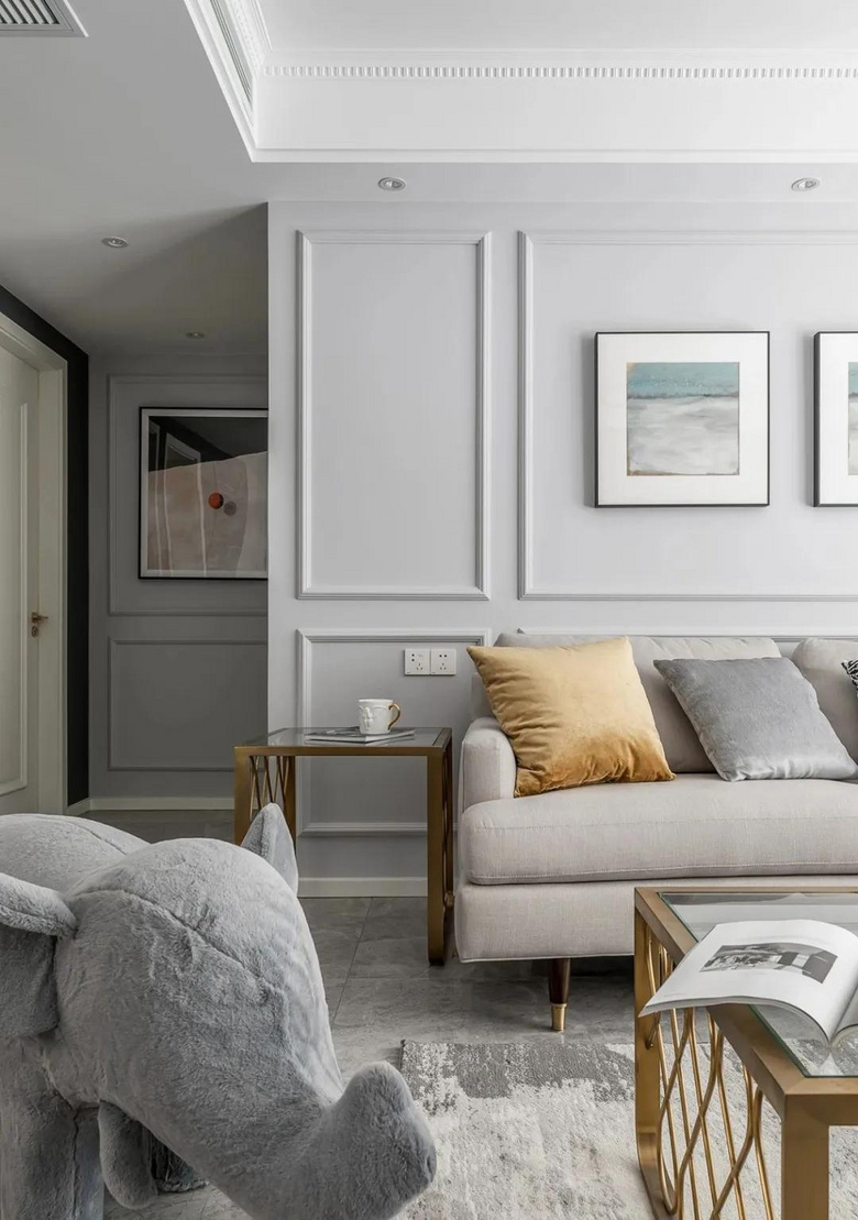 【作品赏析】——117平现代三居,搭配丰富的软装,柔和恬静~