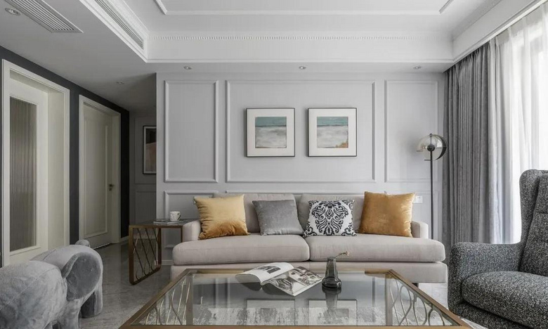 【作品赏析】——117平现代三居,搭配丰富的软装,柔和恬静~