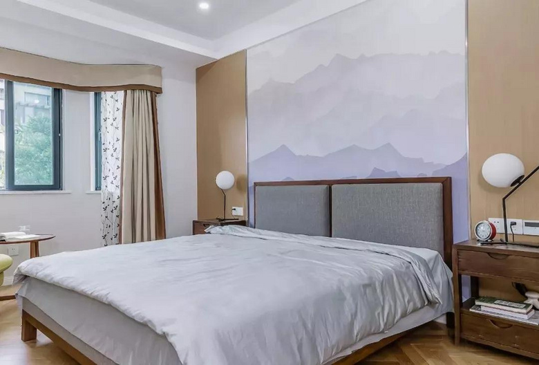 【作品赏析】——120平装修,将书房设计在过道上,是第一次见!