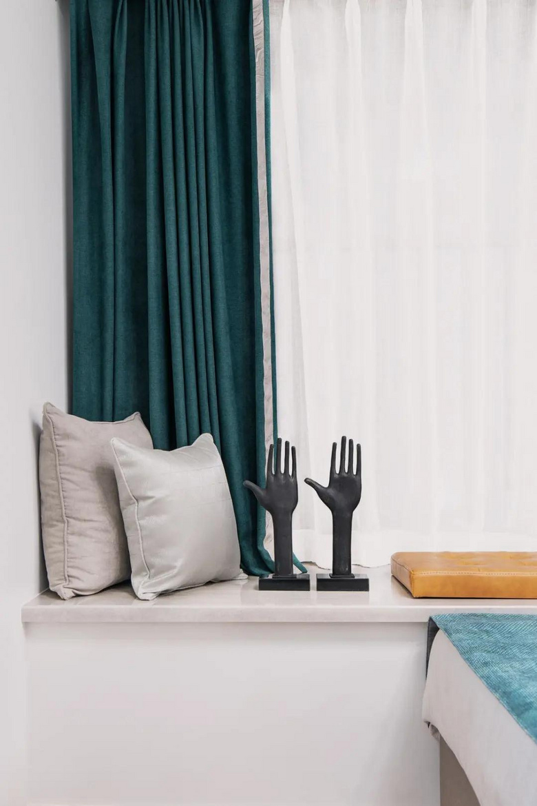 【作品赏析】——92㎡现代轻奢,精致金属、时尚与皮艺