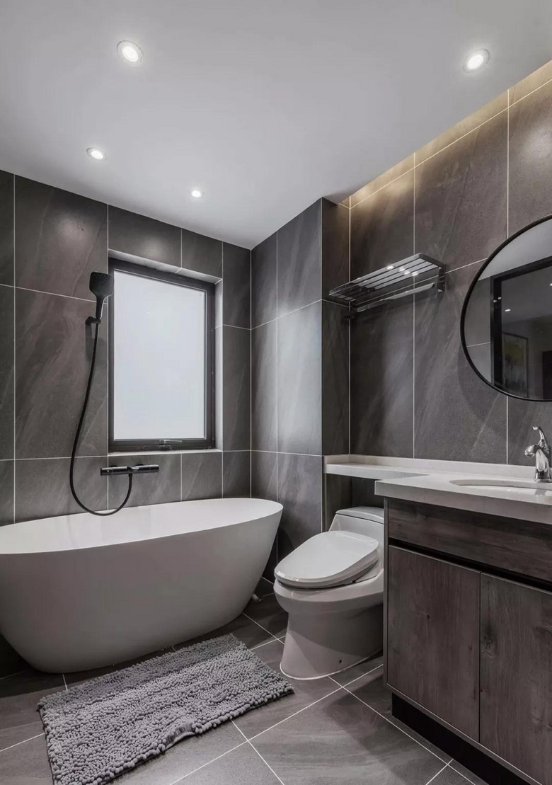 【作品赏析】——93平现代二居室,主卧包含衣帽间,十分宽敞