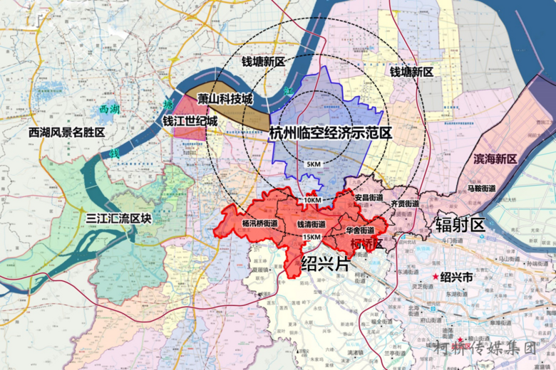 杭州钱塘新区地图明细图片