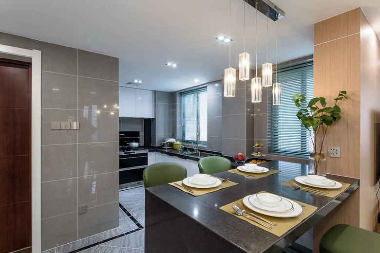 【作品赏析】——70平现代二居室,每个设计与搭配都好看!