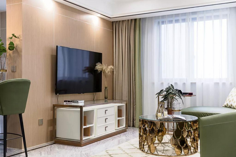 【作品赏析】——70平现代二居室,每个设计与搭配都好看!