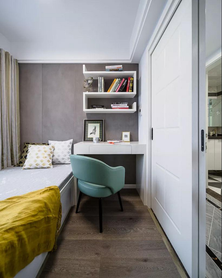 【作品赏析】——70平现代二居室,每个设计与搭配都好看!