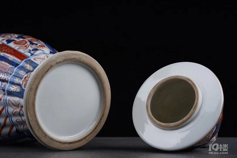 古伊万里大将军罐茶罐规格高45厘米直径20厘米