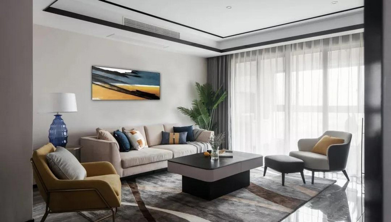 【作品赏析】——135平现代三居室,时尚精致有特色!