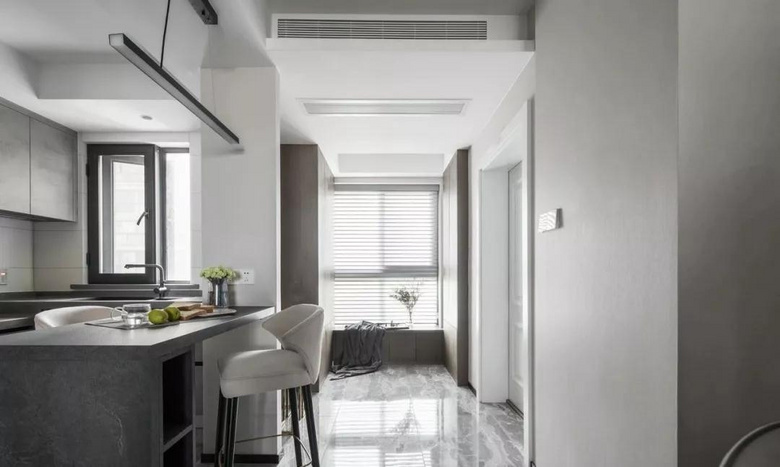 【作品赏析】——135平现代三居室,时尚精致有特色!