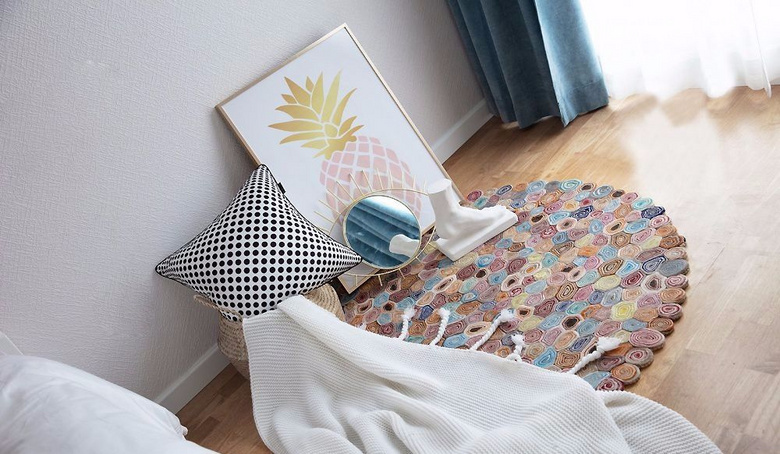 【作品赏析】——现代美式三居室,石膏线装饰的背景墙简洁又大气