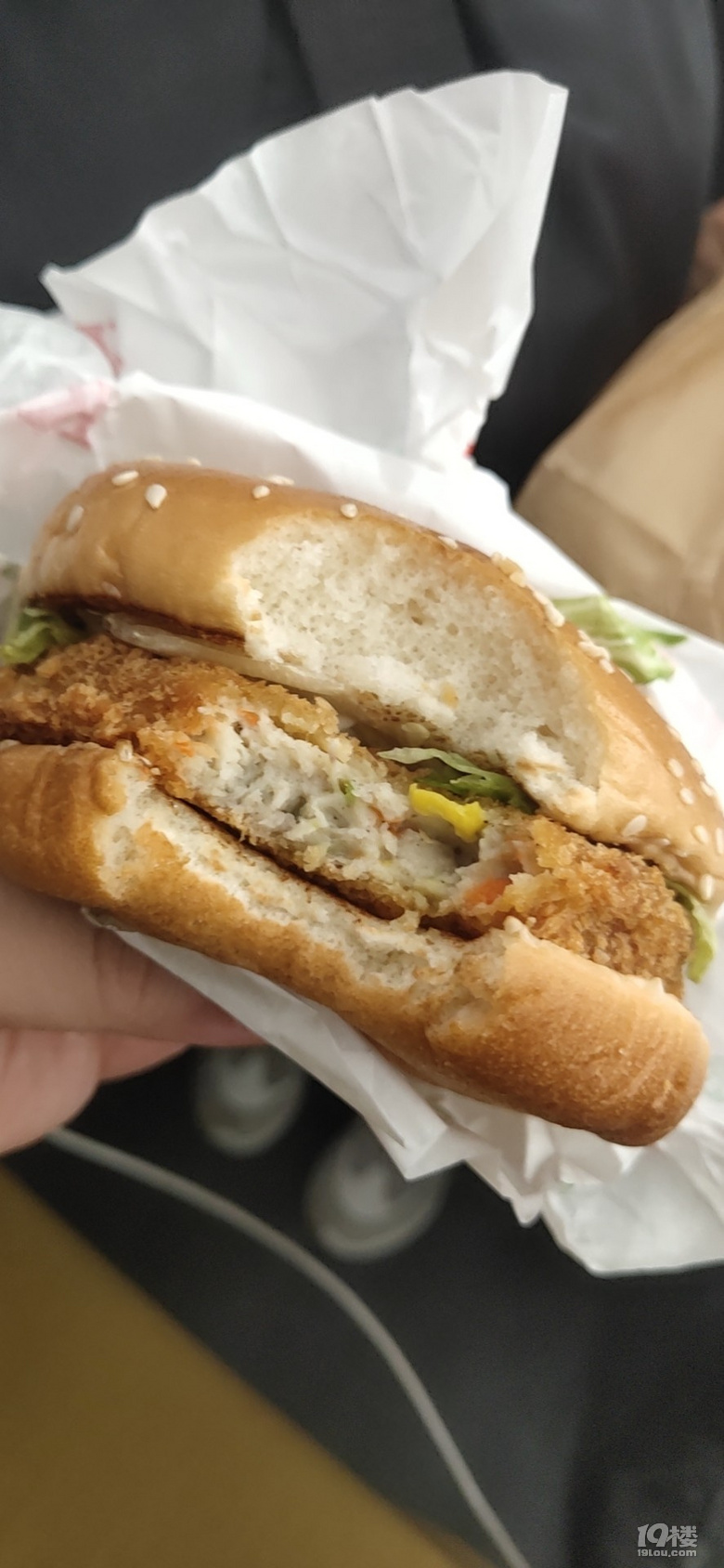 尝试下回归经典的田园鸡腿堡