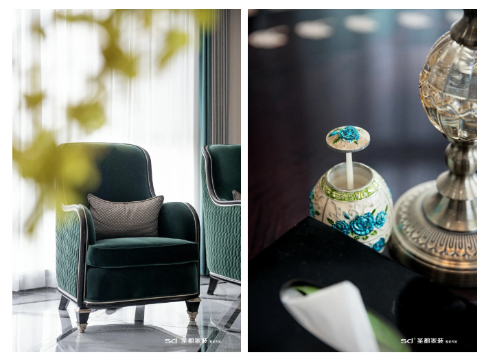 【精品案例】203㎡美式风,打造轻奢平层宫殿,效果惊艳全小区!