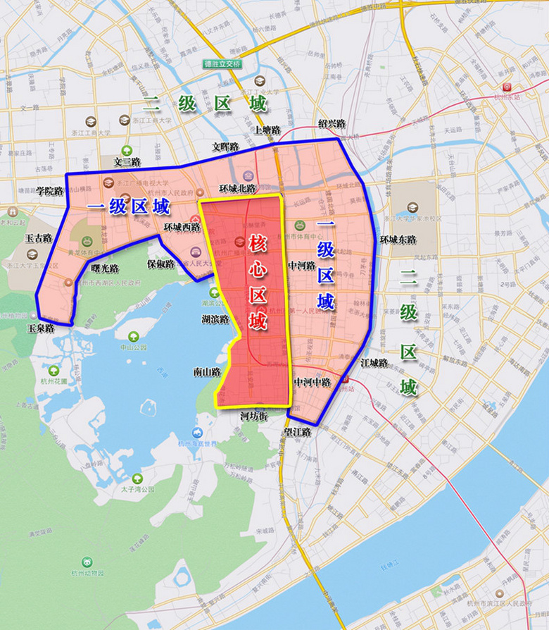 杭州停车收费标准区域时间