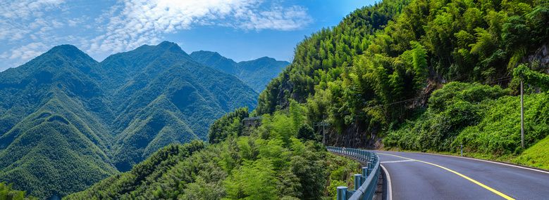 浙江·安吉江南天池盘山公路,一路风景非常漂亮