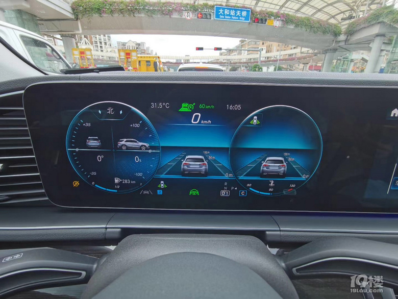 21款奔驰gle450改装全速巡航23p辅助驾驶 加装hud抬头显示案例