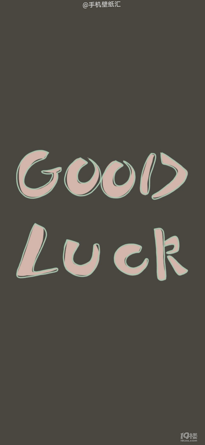 good luck