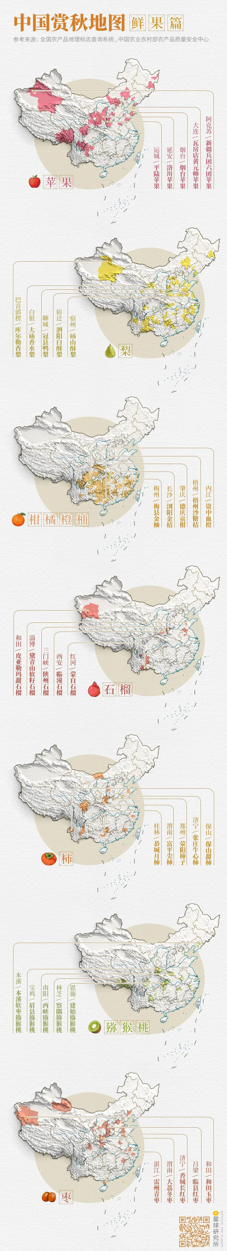 來了!中國賞秋地圖